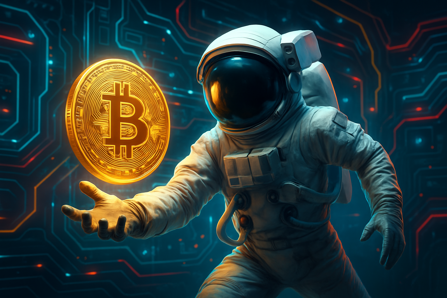 Astronauta Bitcoin